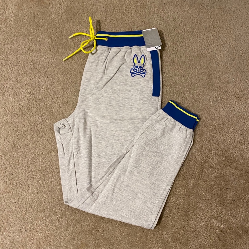 Psycho Bunny Grey Jogger Sweatpants